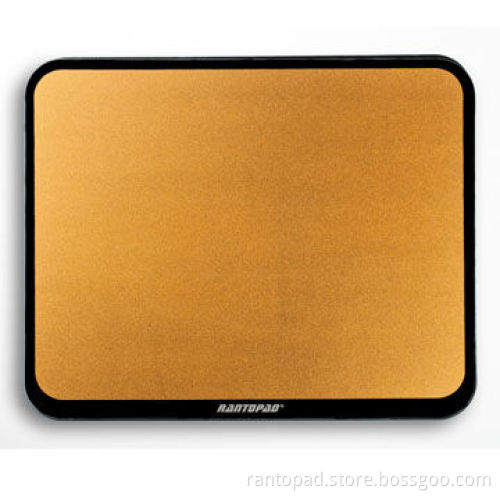 Hard Mouse Pad, Low-friction ABS (Resin) Coated Surface with Various Colors, PMMA (Acrylic) Base